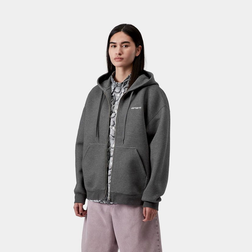 Суитчър Carhartt WIP Hooded Alda Jacket Сиво | I036028_9