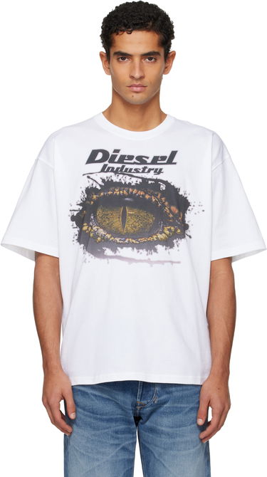 Тениска Diesel T-Boxt T-shirt with Eye Graphic Print Бяло | A19640-0PLAT-100, 0