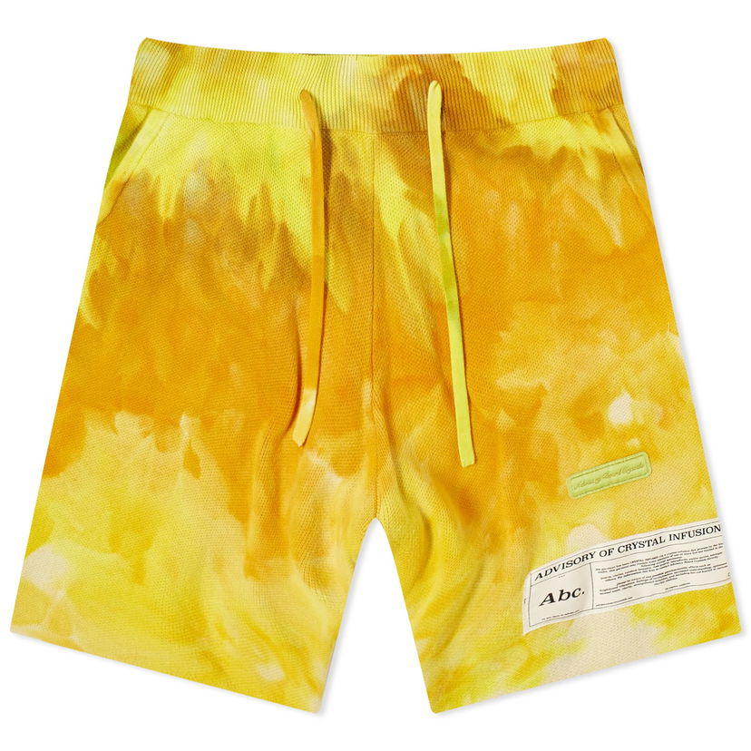 Къси панталони Advisory Board Crystals Tie-Dye Shorts Жълто | ABCFW23TDSH-YLW