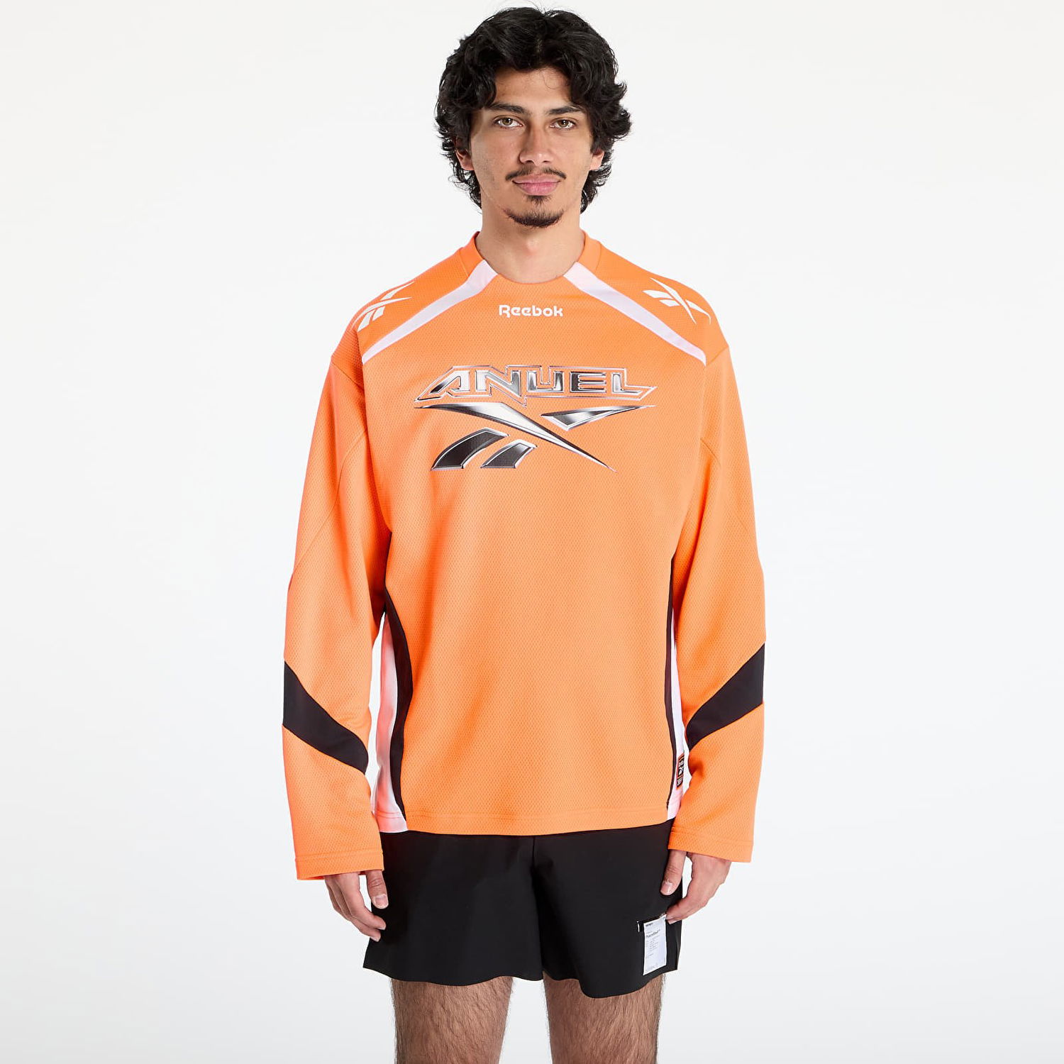 Суитчър Reebok Anuel Motto Long Sleeve Tee Оранжево
 | 100228285, 0