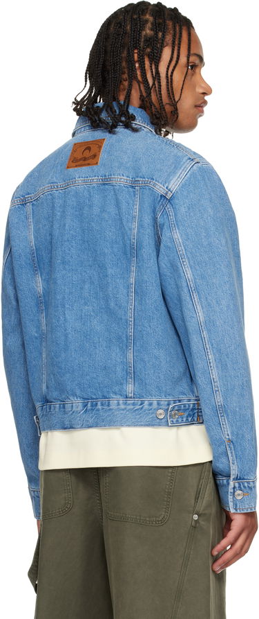 Яке Marine Serre Moon Laser Denim Jacket Синьо | MJA063BCDEN0002, 2