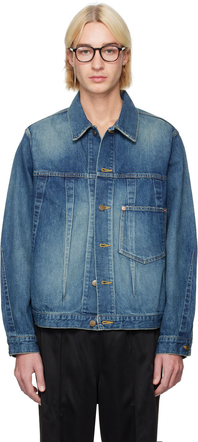 Indigo Darts Denim Jacket