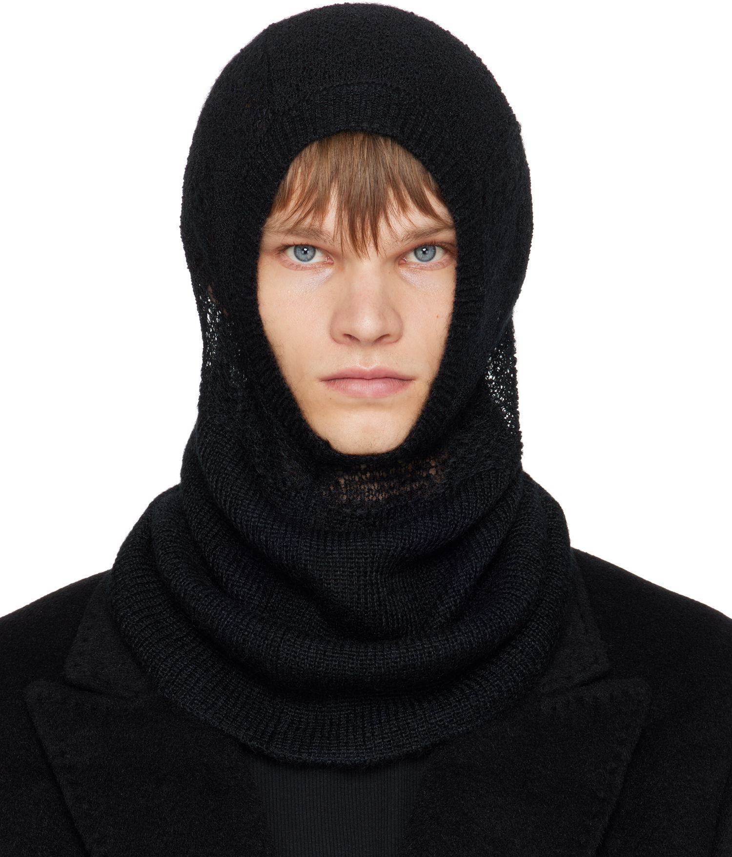 Шапка Ann Demeulemeester Ann Demeulemeester Knit Balaclava Черно | B0013191-KN070-099, 0