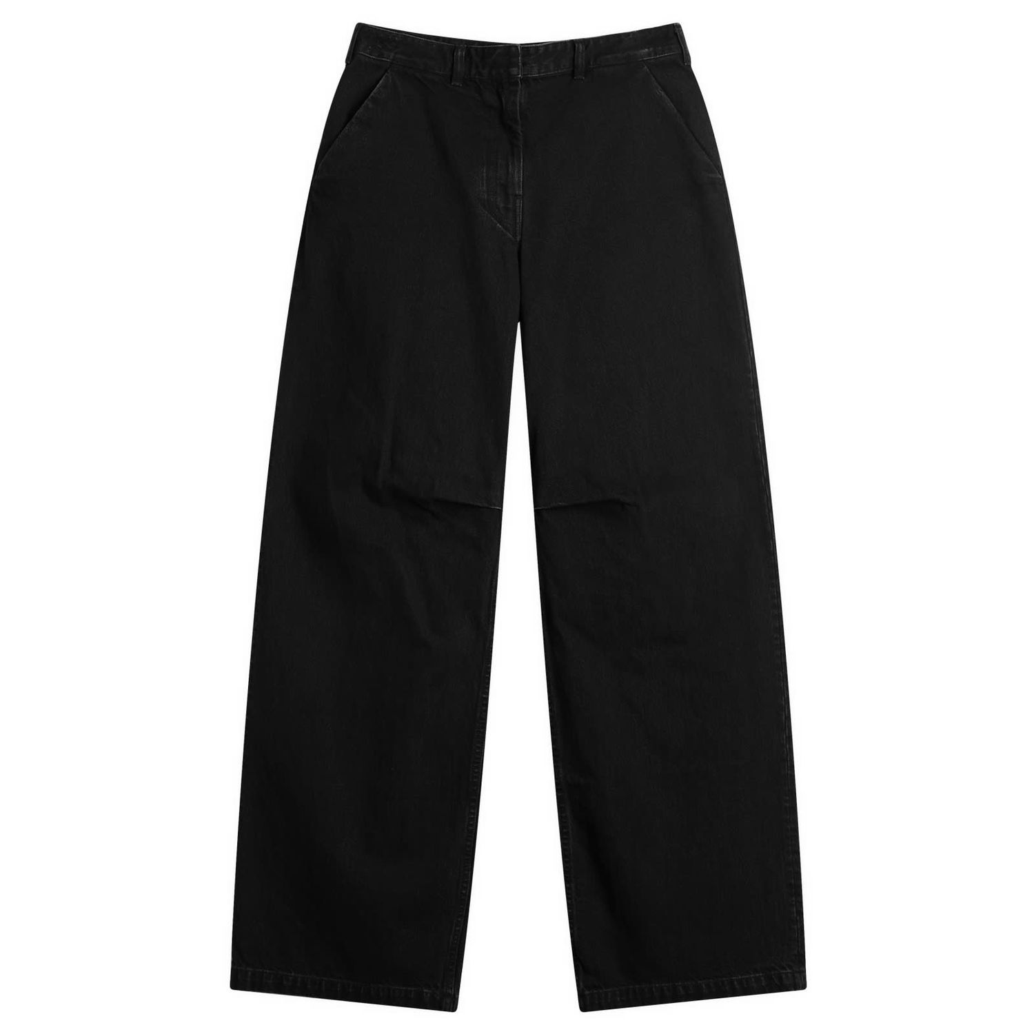Панталони Entire Studios Entire Studios Dem Loose Jeans, Size Small Черно | ESW-S25-11006-MA, 1