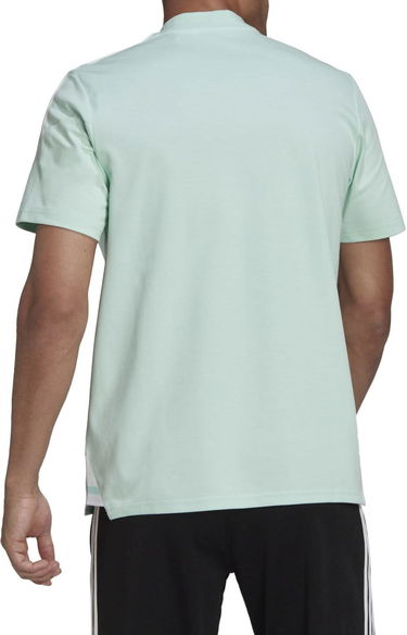Поло тениска adidas Originals CON22 Three-Stripe Short Sleeve Stand-Up Collar Polo Зелено | hd2324, 1