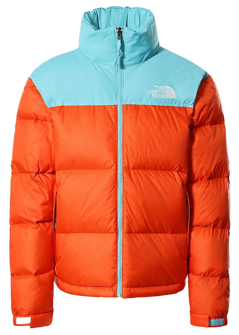 Пухо яке The North Face 1996 Retro Nuptse 700 Fill Packable Jacket Red Orange-Transantarctic Blue Оранжево
 | NF0A3C8D1S0