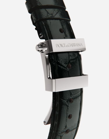 Часовник Dolce & Gabbana Steel & Malachite Automatic Watch Металик | WWFE1SWW062V7347, 3