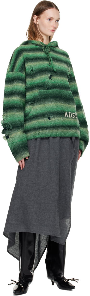 Суитчър Andersson Bell Gradient Distressed Hoodie Зелено | atb1391u, 3