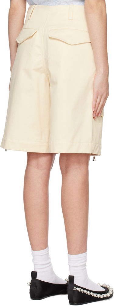 Къси панталони Simone Rocha Simone Rocha Ruffle Cargo Shorts Жълто | 4058 0410, 2