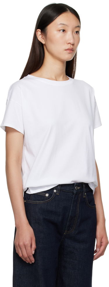 Тениска Loulou de Saison Loulou de Saison Basiluzzo Short Sleeve T-Shirt Бяло | BASILUZZO LDS, 1