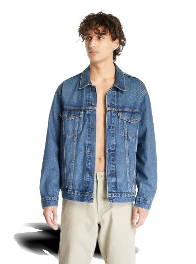 Яке Levi's ® Relaxed Fit Trucker Jacket Med Indigo - Worn In Синьо | A5782-0001