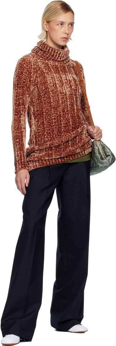 Панталони Dries Van Noten Dries Van Noten Pleated Wool Trousers Тъмно синьо | 252-010922-2193, 3