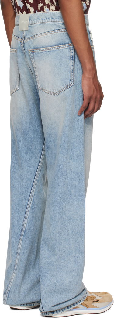 Дънки LANVIN Lanvin Twisted Straight-Leg Jeans Синьо | RM-TR0051-D087-P25, 2