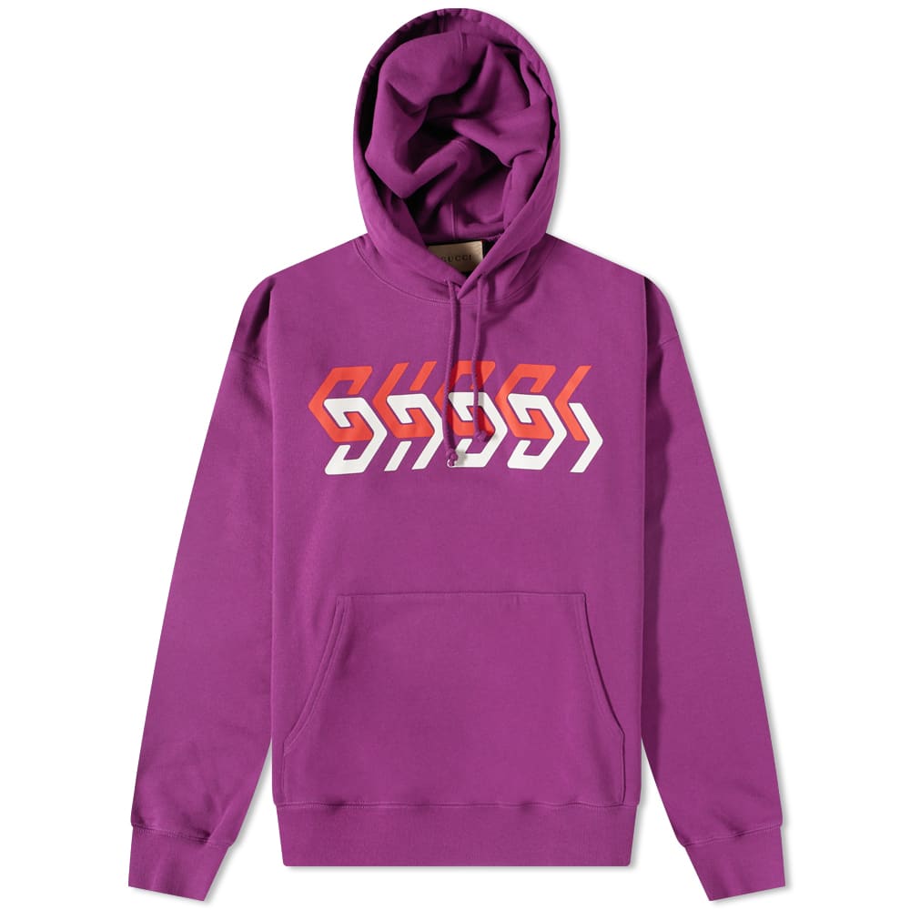 Суитчър Gucci Rock Logo Popover Hoody Лилаво | 715911-XJEWS-5137, 0