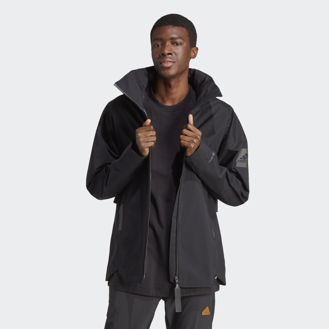 Яке adidas Originals MYSHELTER RAIN.RDY Jacket Черно | HT8770, 1