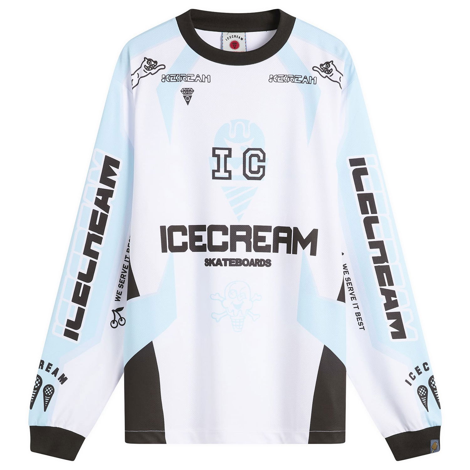 Тениска BBC IceCream Motorcycle L/S T-Shirt Многоцветен | IC25473-MUL, 0