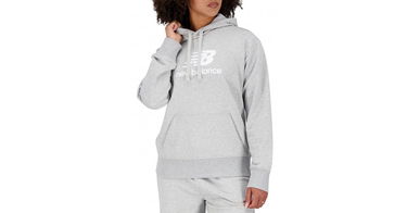 Суитчър New Balance Essentials Stacked Logo Hoodie Сиво | wt31533-ag, 1