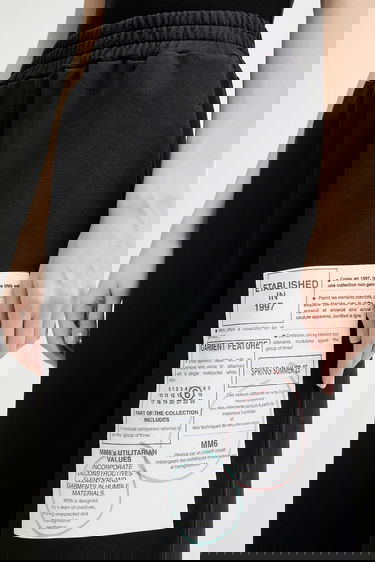 Спортни панталони Maison Margiela MM6 Maison Margiela Print Sweatpants Черно | S52KA0527.M25012, 3