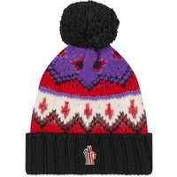 Шапка Moncler Grenoble Fairisle Beanie Hat Черно | 3B000-17-M2865-107, 1