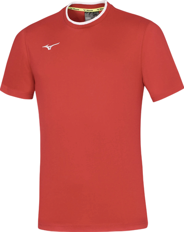 Тениска Mizuno Team Crew Neck T-Shirt with White Trim Червено | 32ea7040c-062, 0
