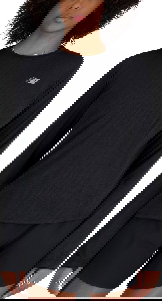Тениска New Balance Athletics Long Sleeve Черно | wt41256-bkh, 0