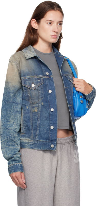 Яке Acne Studios Acne Studios Distressed Denim Jacket Синьо | C90196-, 1