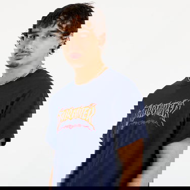 Тениска Thrasher T-Shirt Thrasher Cracked by Exteenager Тъмно синьо | 145774, 1