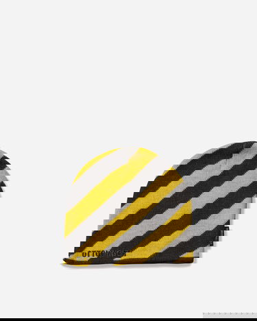 Шапка Ottolinger Ottolinger Striped Beanie Жълто | 12990252801 BLKYLW, 1