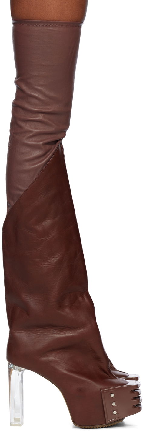 Rick Owens Rhino Grilled Kiss Platform Boots