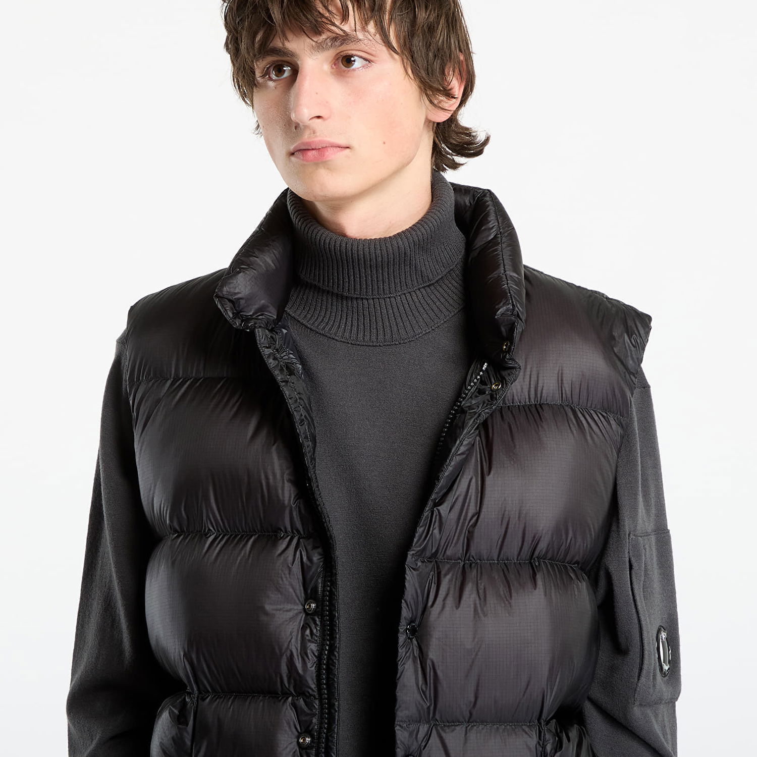 Жилетка C.P. Company D.D. Shell Down Gilet Black Черно | 19CMVE192A110416A-999, 1