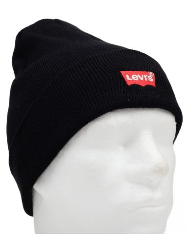 Шапка Levi's Batwing Embroidered Beanie Черно | 38022-0182