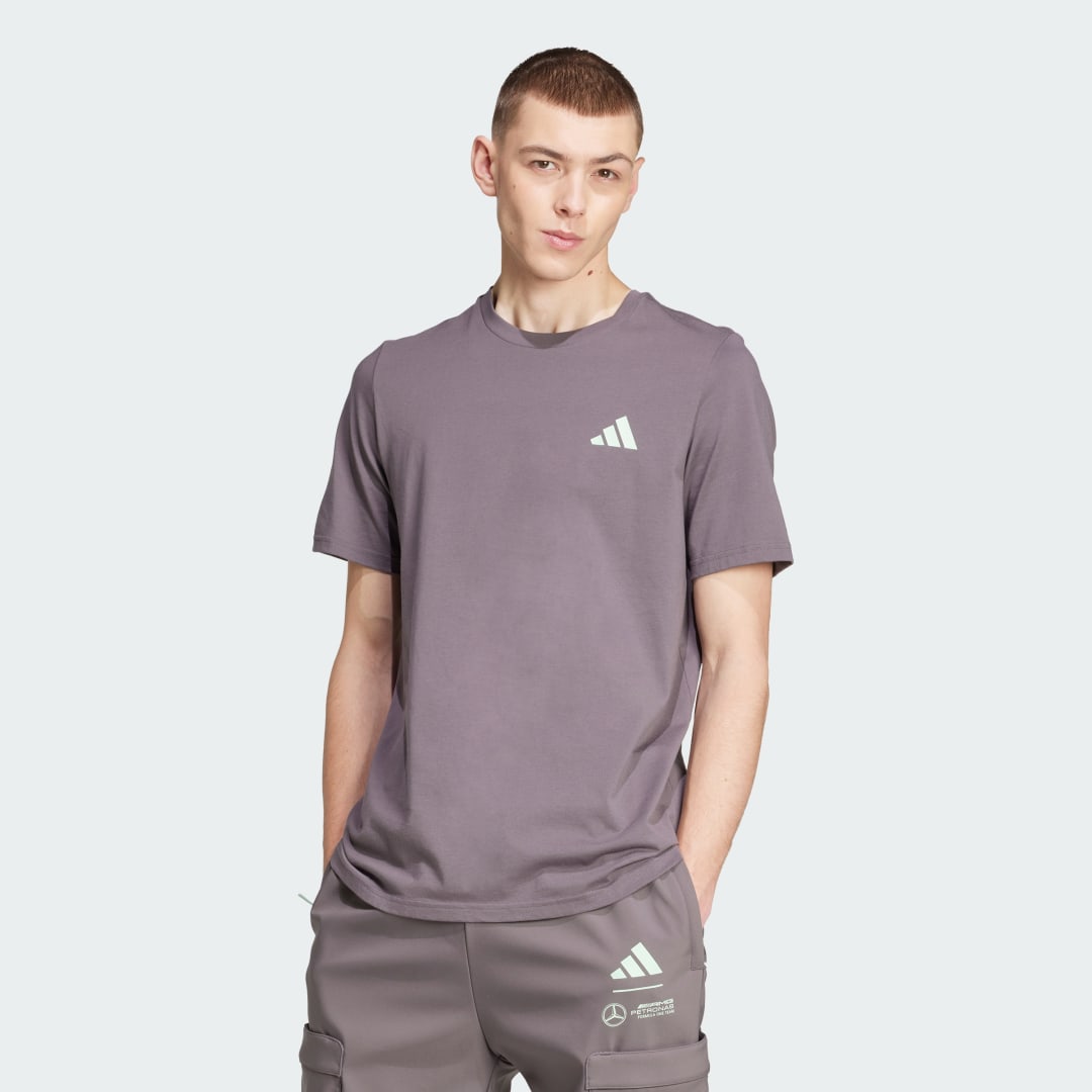 Тениска adidas Performance Mercedes-AMG Petronas Formula One Team Premium Graphic T-Shirt Лилаво | JY3032, 0