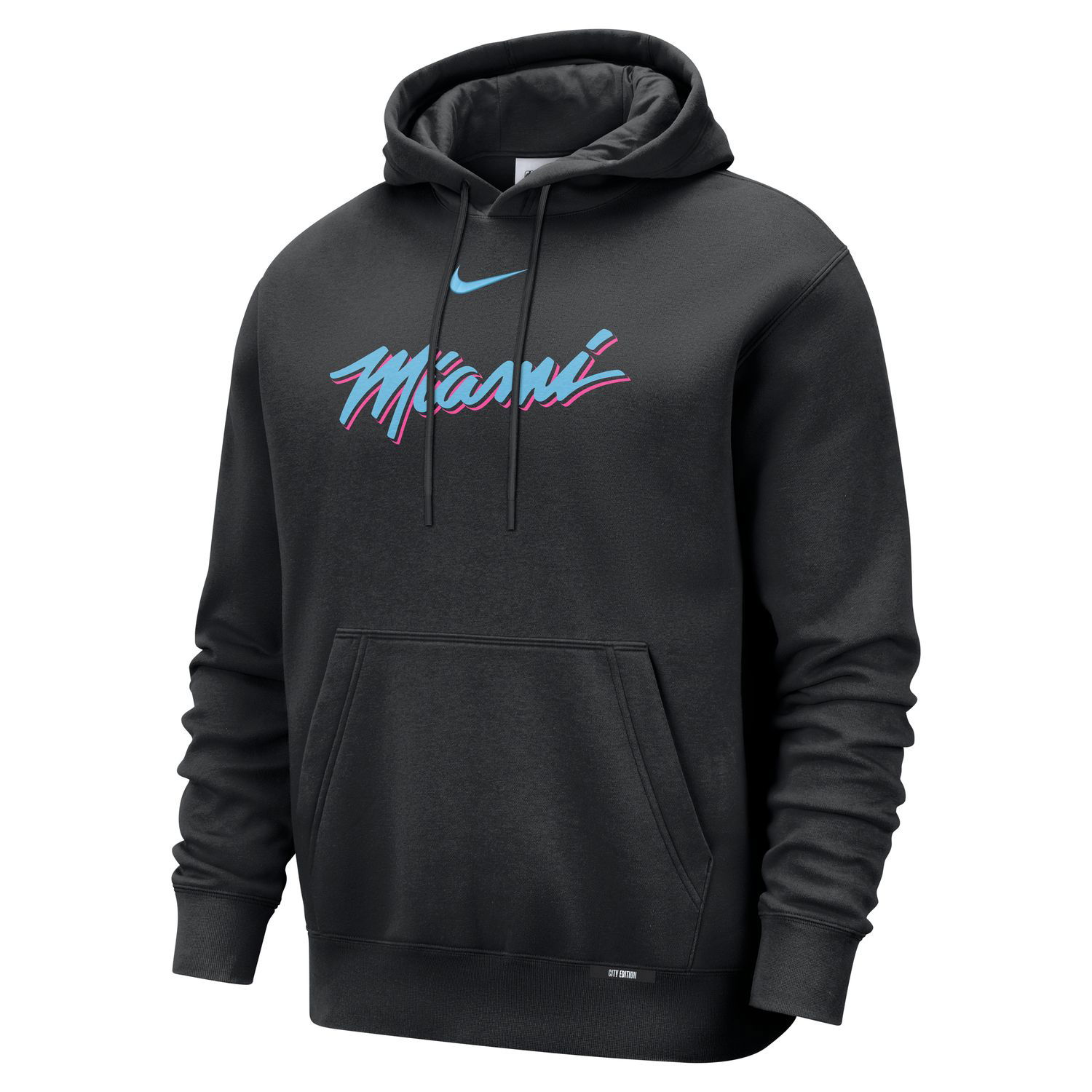 Суитчър Nike Basketball Club Miami Heat City Edition Pull-Over Hoodie Черно | HQ5549-010, 0