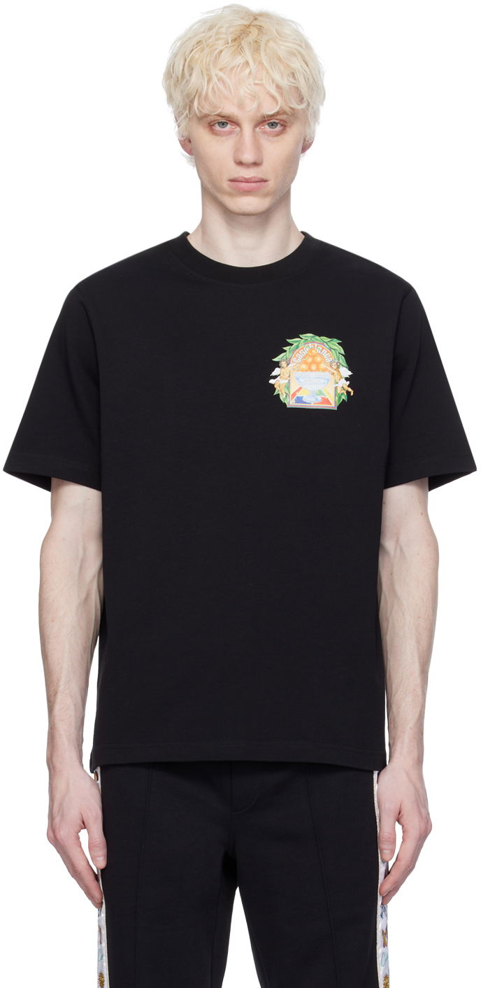 Тениска Casablanca SSENSE x Triomphe D'Orange T-Shirt Черно | MPS24-JTS-001-13