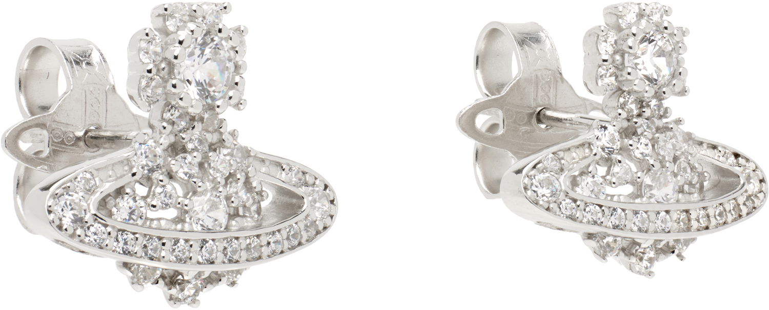 Обеци Vivienne Westwood Vivienne Westwood Narcissa Crystal Orb Earrings Металик | 62010317-01P102-SM, 1
