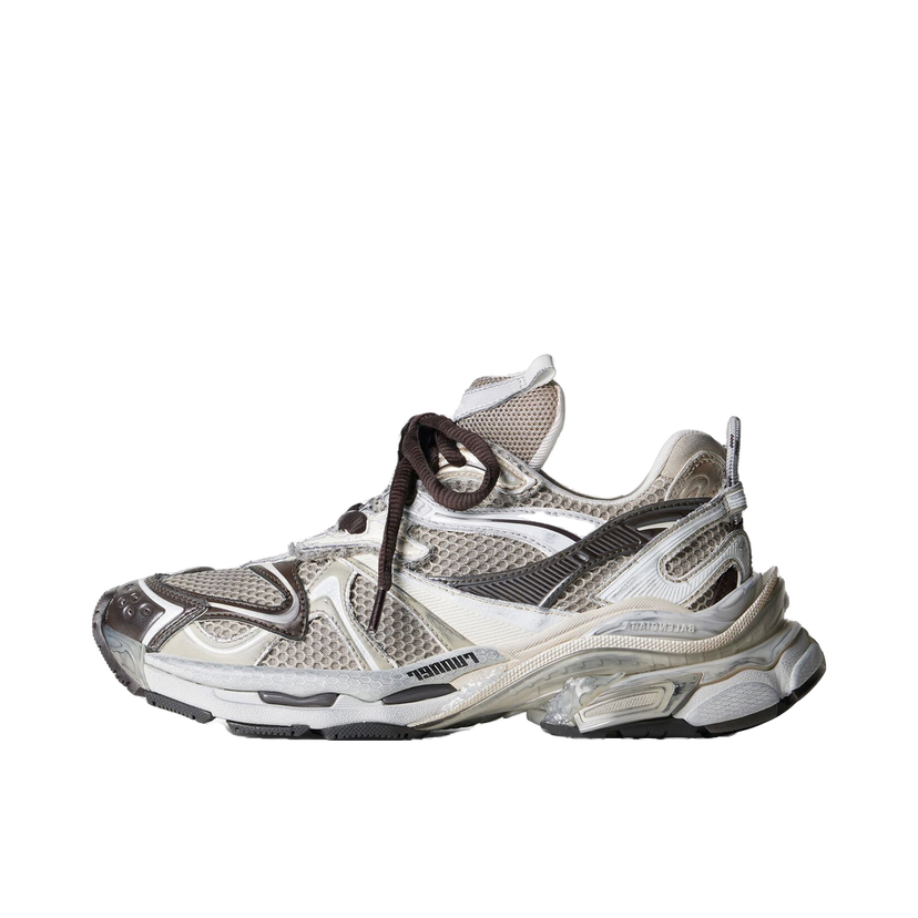 Кецове и обувки Balenciaga Runner 2.0 Beige Brown Сиво | 779066W3RXP2000