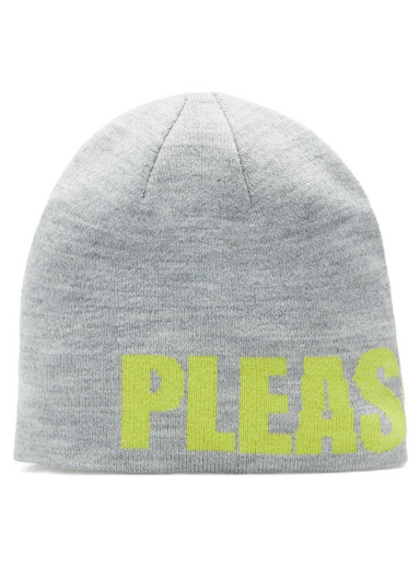 Шапка Pleasures Ollie Skully Beanie Сиво | P23W067 GREY