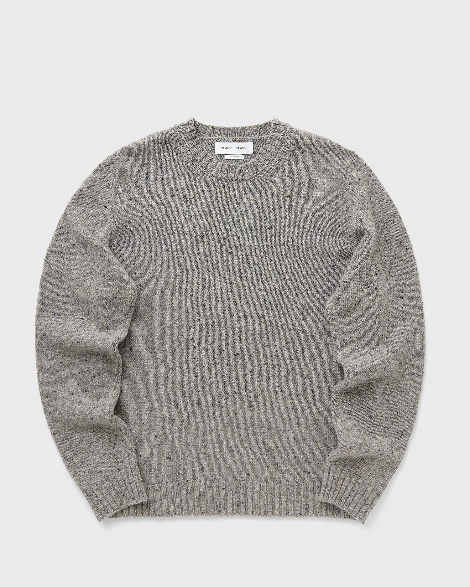 Пуловер Samsoe Samsoe SANATANIEL Flecked Knit Sweater Сиво | M25300040-GREY-MEL, 1