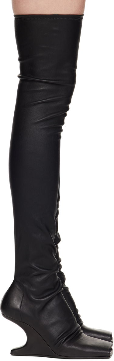 Чорапи Rick Owens Rick Owens Cantilever Tall Boots Черно | RP01E7801 LS, 0