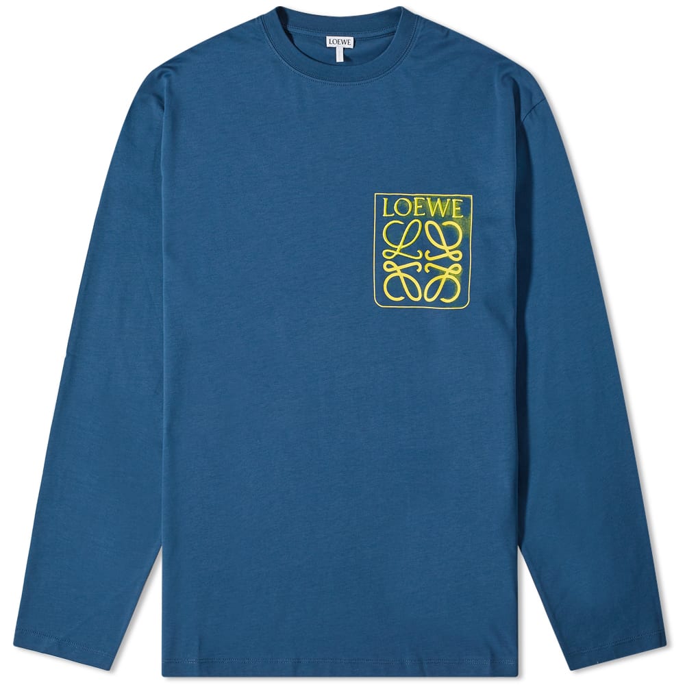 Тениска Loewe Anagram Fake Pocket T-Shirt Тъмно синьо | H526Y22X47-1200, 0