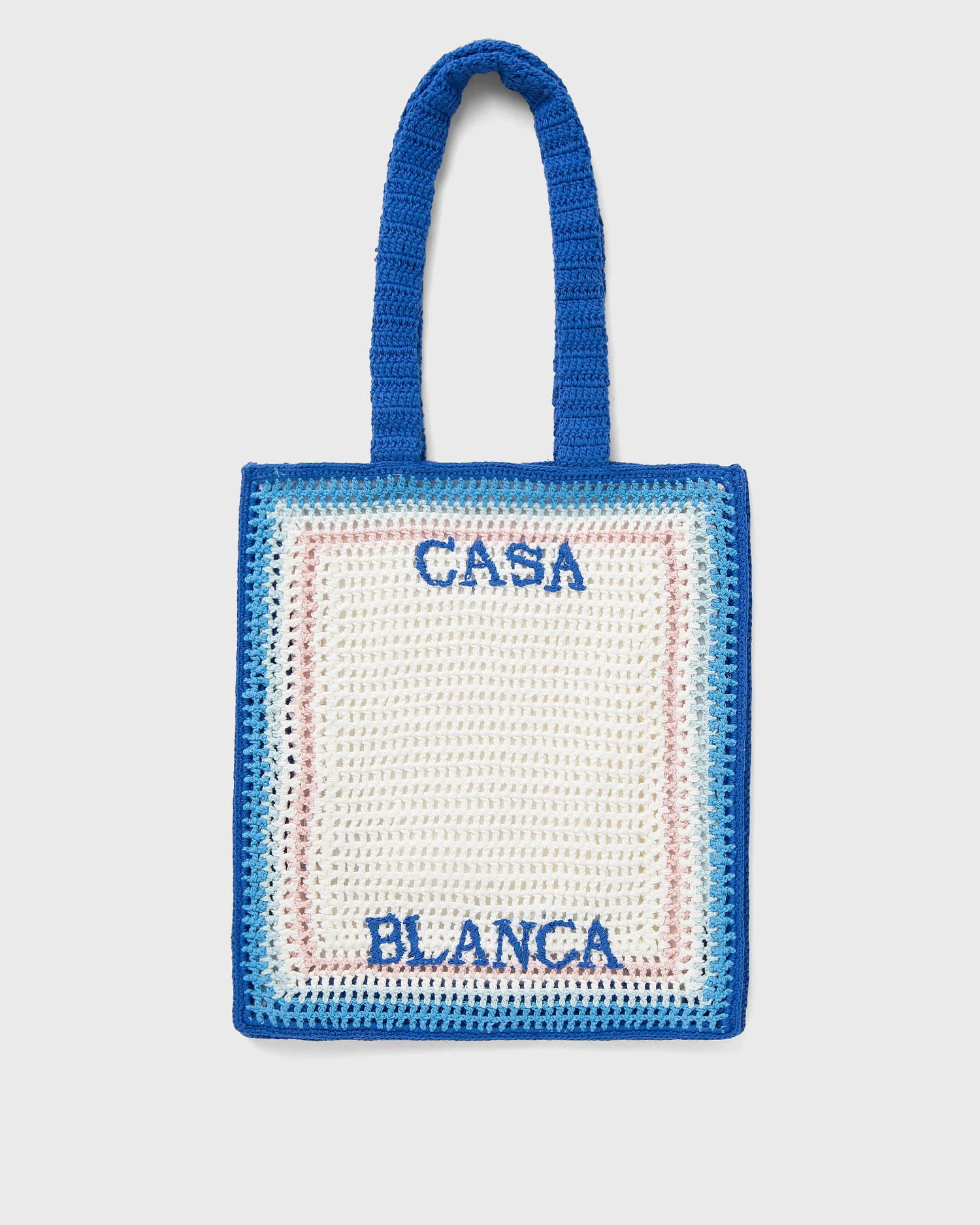 Голяма пазарска чанта Casablanca Casablanca Crochet Tote Bag Многоцветен | APS25-BAG-121-01, 1