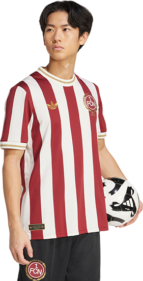 Фланелка adidas Originals 1. FC Nürnberg 125th Anniversary Special Jersey by adidas Originals Червено | 5fcnjg6350, 4