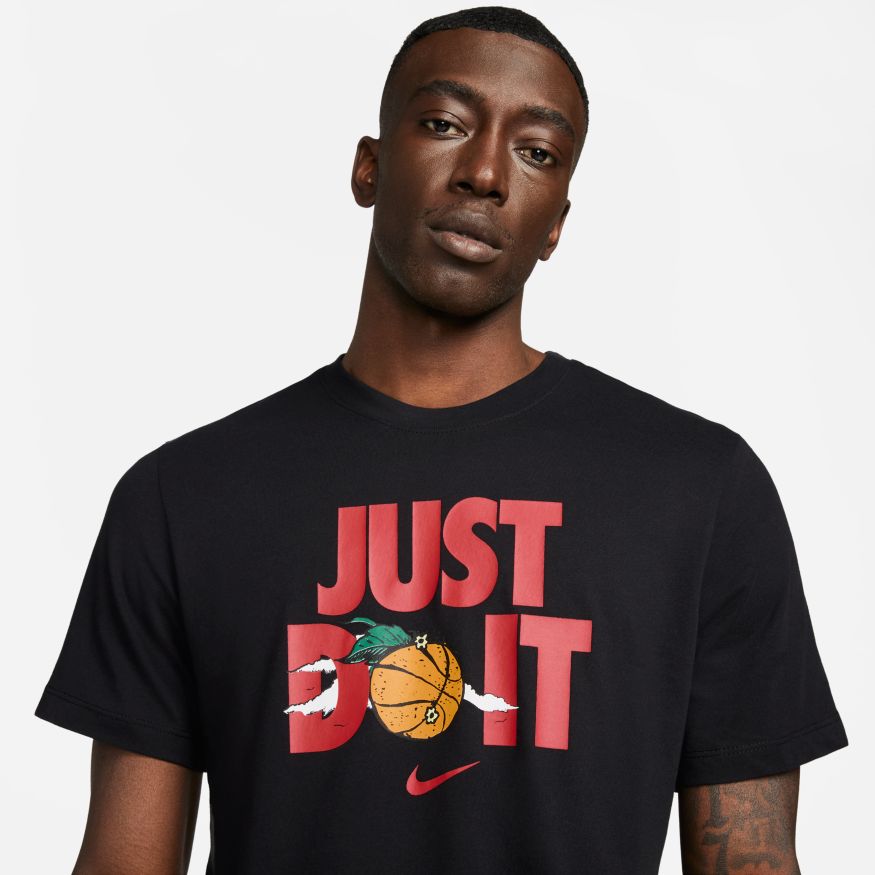 Тениска Nike "Just Do It" Basketball Tee Черно | DV1212-010, 1