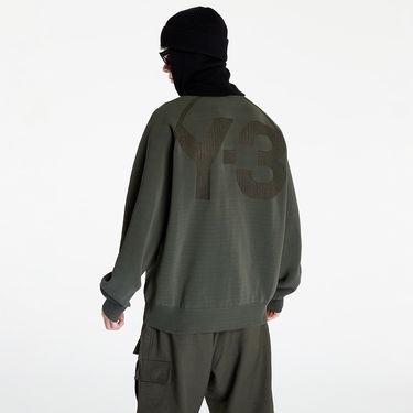 Суитчър Y-3 Classic Knit Crewneck Sweatshirt Зелено | HT4501, 0