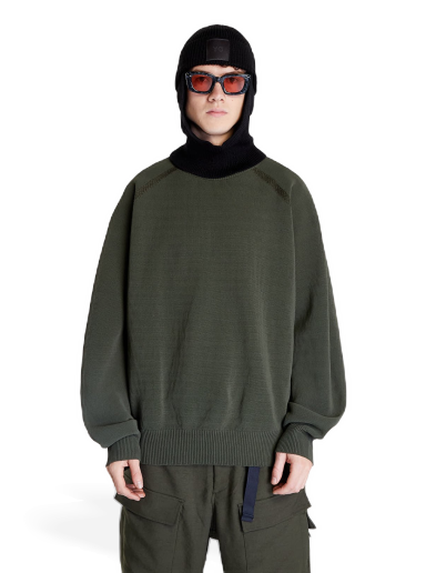 Суитчър Y-3 Classic Knit Crewneck Sweatshirt Зелено | HT4501