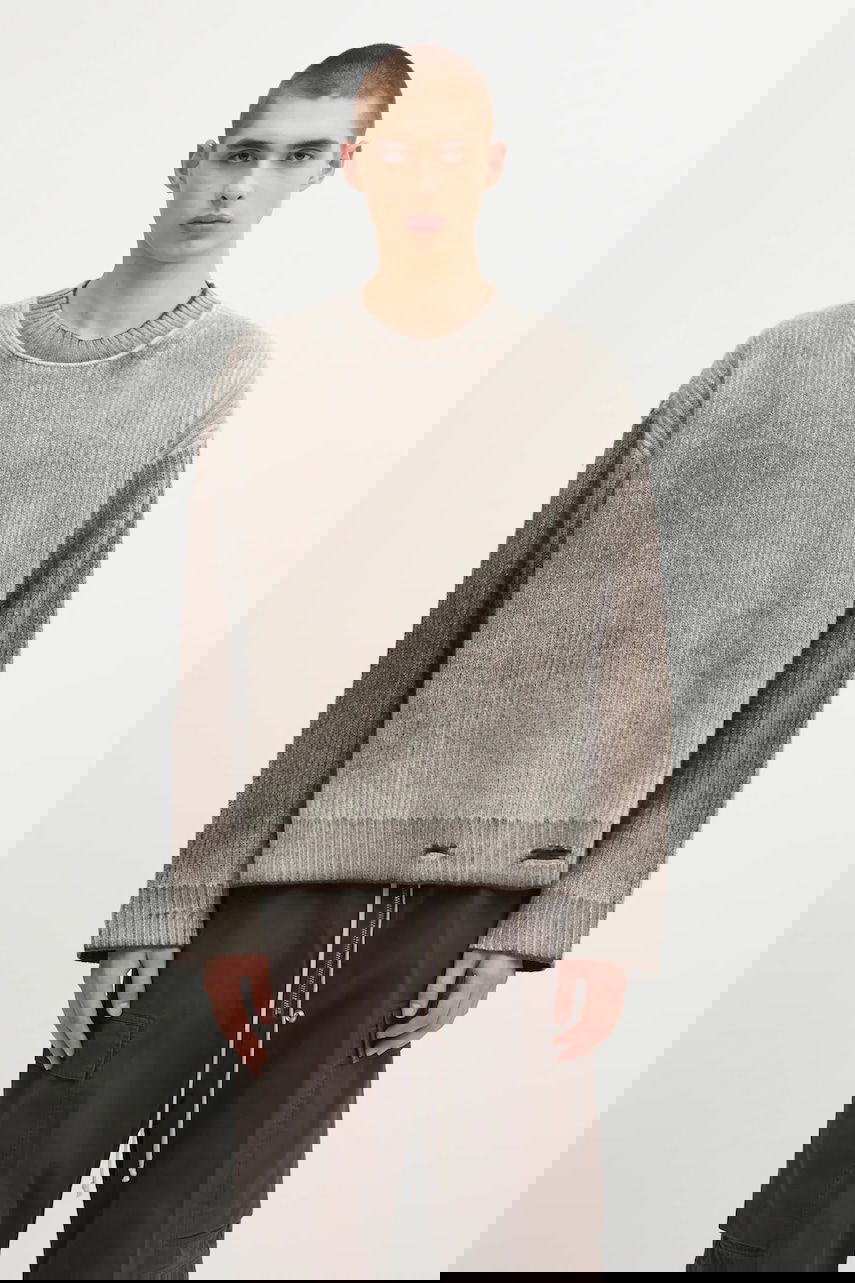 Пуловер Represent Clo Represent Reversible Fade Out Sweater Сиво | MLM100217, 0