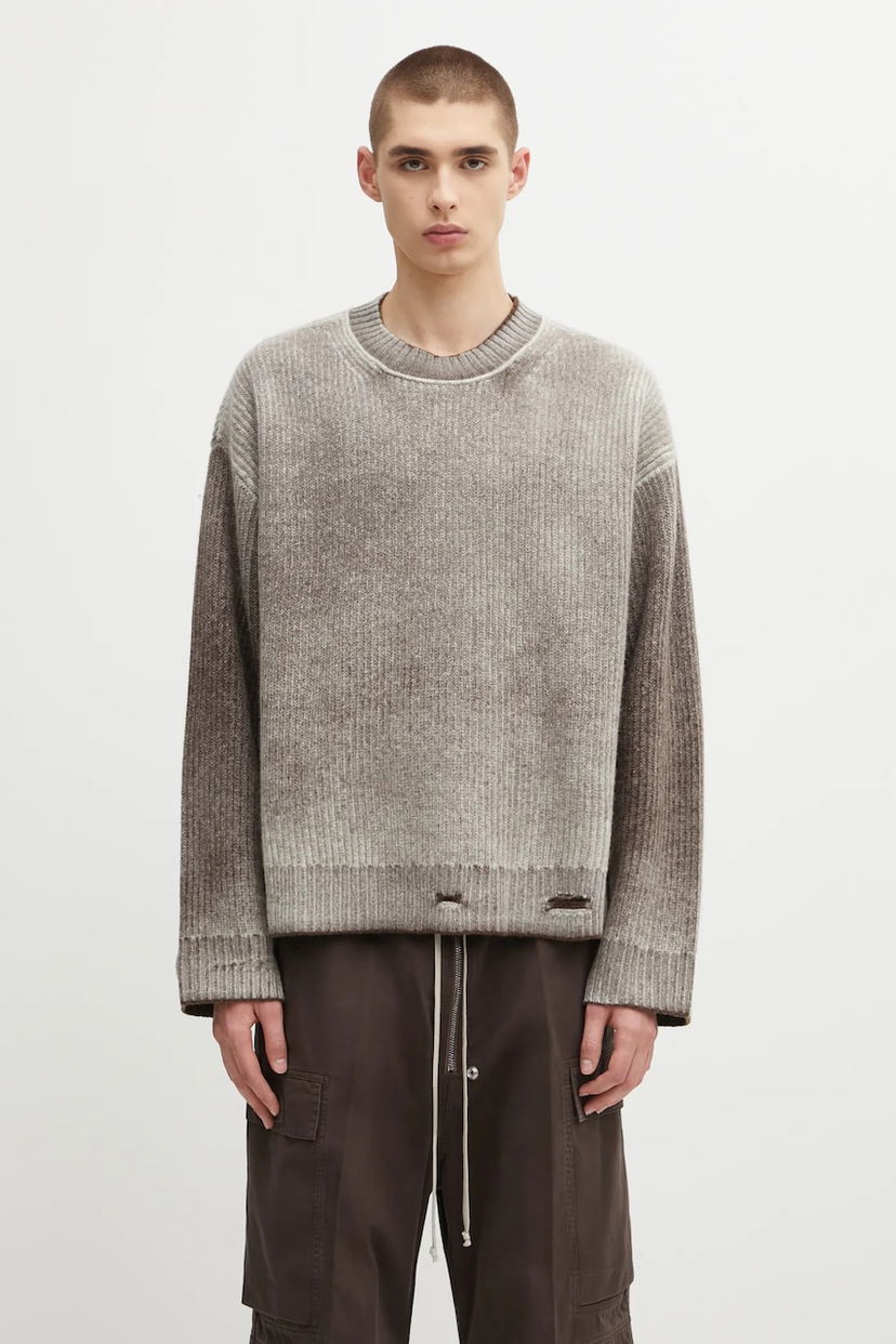 Пуловер Represent Clo Represent Reversible Fade Out Sweater Сиво | MLM100217