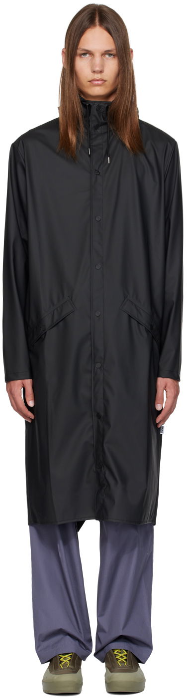 Палта Rains Black Longer Coat Черно | 18360, 0