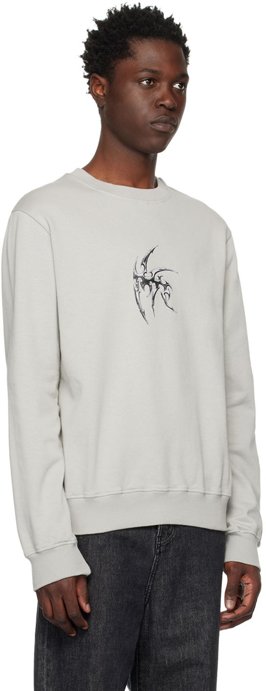 Пуловер Han Kjøbenhavn Han Kjobenhavn Artwork Sweatshirt Сиво | M-132433, 1