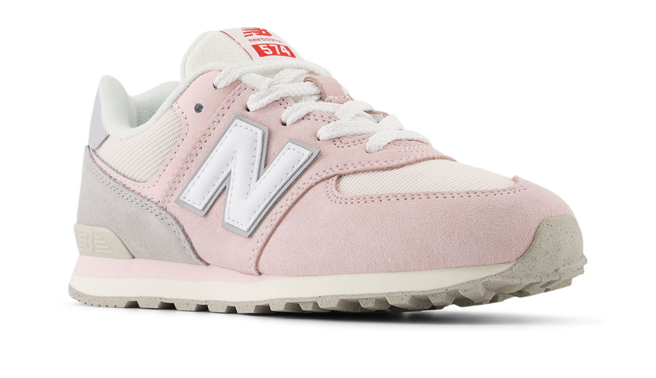 Кецове и обувки New Balance 574 Junior Розово | GC574BKM, 1
